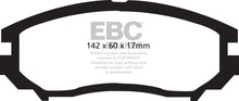 Load image into Gallery viewer, EBC 04-06 Hyundai Tiburon 2.7 6 speed Greenstuff Front Brake Pads Brake Pads - Performance EBC   
