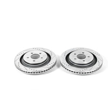 Load image into Gallery viewer, Power Stop 15-19 Ford Mustang Rear Evolution Drilled &amp; Slotted Rotors - Pair Brake Rotors - Slot &amp; Drilled PowerStop
