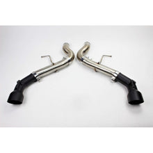 Load image into Gallery viewer, Mishimoto 2016+ Chevrolet Camaro SS Dual-Tip Race Axle-Back Exhaust w/ Black Tips Axle Back Mishimoto
