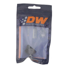 Load image into Gallery viewer, DeatschWerks DWK6-02-0732-B DeatschWerks 10AN ORB Male Plug Fitting with 1/8in NPT Gauge Port - Anodized Matte Black
