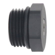 Load image into Gallery viewer, DeatschWerks DWK6-02-0732-B DeatschWerks 10AN ORB Male Plug Fitting with 1/8in NPT Gauge Port - Anodized Matte Black
