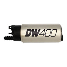 Load image into Gallery viewer, DeatschWerks DWK9-403-1047 DeatschWerks 415LPH DW400 Fuel Pump w/9-1047 Install Kit 15-17 Ford Mustang V6/GT w/ 1/8in Venturi
