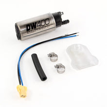 Load image into Gallery viewer, DeatschWerks DWK9-401-1041 DeatschWerks 415LPH DW400 In-Tank Fuel Pump w/ 9-1041 Install Kit 98-11 Nissan Patrol
