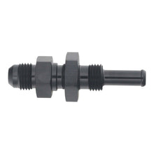 Load image into Gallery viewer, DeatschWerks DWK6-02-0739-B DeatschWerks 6AN Male Flare to Straight 5/16in Single Hose Barb - Anodized Matte Black
