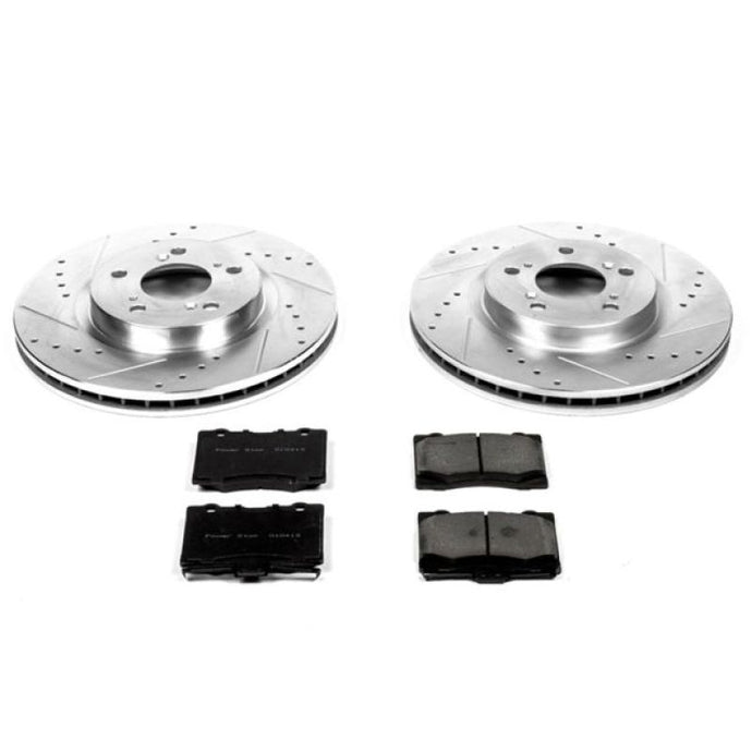 Power Stop 05-12 Acura RL Front Z23 Evolution Sport Brake Kit Brake Kits - Performance D&S PowerStop   