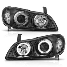 Load image into Gallery viewer, ANZO 2000-2004 Infiniti I30 Projector Headlights w/ Halo Black Headlights ANZO

