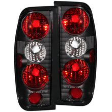 Load image into Gallery viewer, ANZO 1998-2004 Nissan Frontier Taillights Black Tail Lights ANZO
