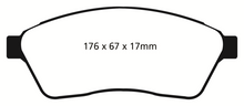 Load image into Gallery viewer, EBC 10-11 Cadillac SRX 2.8 Turbo Yellowstuff Front Brake Pads Brake Pads - Performance EBC   
