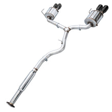Load image into Gallery viewer, AWE Tuning Subaru STI VA / WRX GV / STI GV Sedan Touring Edition Exhaust - Diamond Black Tip (102mm) Catback AWE Tuning   
