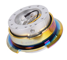 Load image into Gallery viewer, NRG Quick Release Gen 2.8 - Silver Black Body / Neochrome Ring Quick Release Adapters NRG
