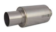 Load image into Gallery viewer, Vibrant Titanium Muffler w/Straight Cut Natural Tip 2.5in. Inlet / 2.5in. Outlet Muffler Vibrant
