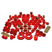 Load image into Gallery viewer, Energy Suspension 97-06 Jeep Wrangler TJ Red Hyper-Flex Master Bushing Set Bushing Kits Energy Suspension
