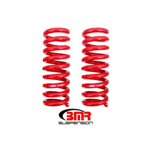 Load image into Gallery viewer, BMR 08-18 Dodge Challenger Rear Lowering Springs 1.25in Drop Performance Version - Red Lowering Springs BMR Suspension
