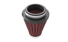 Load image into Gallery viewer, K&amp;N Universal Chrome Filter 2.063in Flange ID x 3.5in Base OD x 2in Top OD x 4in H Air Filters - Universal Fit K&amp;N Engineering   
