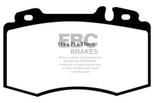 Load image into Gallery viewer, EBC 02-04 Mercedes-Benz C32 AMG (W203) 3.2 Supercharged Bluestuff Front Brake Pads Brake Pads - Racing EBC   

