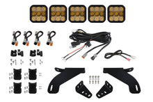 Load image into Gallery viewer, Diode Dynamics DIODD7322 Diode Dynamics 21-22 Ford F-150 SS5 Grille CrossLink Lightbar Kit- Yellow Pro Combo
