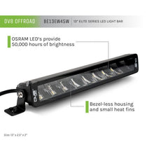 Load image into Gallery viewer, DV8 Offroad DVEBE13EW45W DV8 Offroad Elite Series 13in Light Bar 45W Flood/Spot LED
