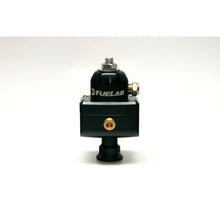 Load image into Gallery viewer, Fuelab 575 Carb Adjustable Mini FPR Blocking 1-3 PSI (1) -6AN In (2) -6AN Out - Black Fuel Pressure Regulators Fuelab
