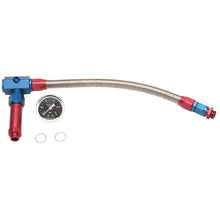 Load image into Gallery viewer, Russell Performance -6 AN to 3/8in Female NPT ProFlex Demon Carb Dual Inlet Carb Kit (Red/Blue) Carburetor Fuel Inlet Kits Russell
