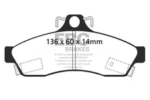 Load image into Gallery viewer, EBC 92-96 Chevrolet Caprice 4.3 Police Ultimax2 Rear Brake Pads Brake Pads - OE EBC   
