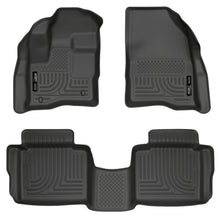 Load image into Gallery viewer, Husky Liners 10-13 Ford Taurus WeatherBeater Combo Black Floor Liners Floor Mats - Rubber Husky Liners
