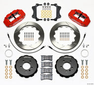 Wilwood Narrow Superlite 6R Front Hat Kit 12.88in Red 06-12 Volkswagen GTI w/ Lines Big Brake Kits Wilwood