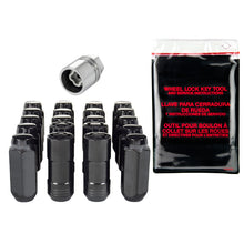 Load image into Gallery viewer, McGard 5 Lug Hex Install Kit w/Locks (Cone Seat Nut) M14X2.0 / 13/16 Hex / 2.25in. Length - Black Lug Nuts McGard
