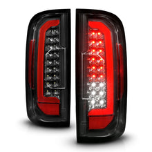 Load image into Gallery viewer, ANZO 15-21 GMC Canyon Full LED Taillights w/ Red Lightbar Black Housing/Clear Lens Tail Lights ANZO

