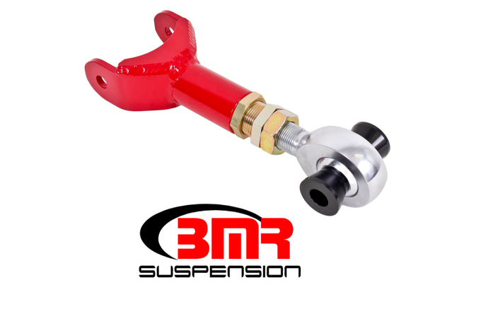 BMR 11-14 S197 Mustang Upper Control Arm On-Car Adj. Rod Ends - Red Control Arms BMR Suspension   