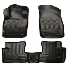 Load image into Gallery viewer, Husky Liners 10-12 Mazda 3 WeatherBeater Combo Black Floor Liners Floor Mats - Rubber Husky Liners
