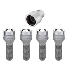 Load image into Gallery viewer, McGard Wheel Lock Bolt Set - 4pk. (Cone Seat) M14X1.5 / 17mm Hex / 29.0mm Shank Length - Chrome Wheel Bolts McGard
