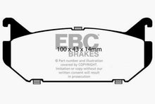 Load image into Gallery viewer, EBC 93-97 Ford Probe 2.0 16v Yellowstuff Rear Brake Pads Brake Pads - Performance EBC   
