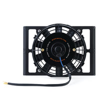 Load image into Gallery viewer, Mishimoto Universal 10in. Heavy-Duty Oil Cooler Fan Shroud - Micro Wrinkle Black Fans &amp; Shrouds Mishimoto
