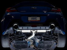 Load image into Gallery viewer, AWE Subaru BRZ/ Toyota GR86/ Toyota 86 Touring Edition Cat-Back Exhaust- Chrome Silver Tips Catback AWE Tuning   
