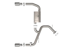 Load image into Gallery viewer, aFe Takeda 22-23 Hyundai Elantra N L4-2.0L (t) 3in 304 SS Axle-Back Exhaust w/ Polished Tips Axle Back aFe
