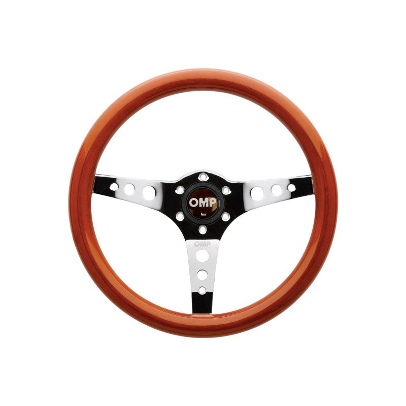 OMP Mugello Wooden Steering Wheel 360mm Handgrip Oval25X23mm Steering Wheels OMP   