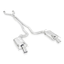 Load image into Gallery viewer, Stainless Works 2009-15 Cadillac CTS-V Sedan 3in Catback System X-Pipe Chambered Mufflers 4in Tips Catback Stainless Works

