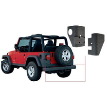 Load image into Gallery viewer, Bushwacker 97-06 Jeep Wrangler Trail Armor Rear Corners - Black Body Armor &amp; Rock Rails Bushwacker
