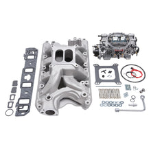 Load image into Gallery viewer, Edelbrock Manifold And Carb Kit Performer RPM Air-Gap Small Block Ford 351W Natural Finish Intake Manifolds Edelbrock
