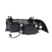 Load image into Gallery viewer, ANZO 1992-1998 BMW 3 Series E36 Projector Headlights w/ Halo Black G2 1 pc Headlights ANZO
