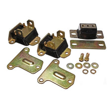 Load image into Gallery viewer, Energy Suspension 69-72 Camaro/70-73 Monte Carlo Black Complete Motor&amp;Trans Mount Set Zinc Finish Bushing Kits Energy Suspension
