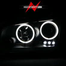 Load image into Gallery viewer, ANZO 2006-2010 Dodge Charger Projector Headlights w/ Halo Chrome (CCFL) Headlights ANZO
