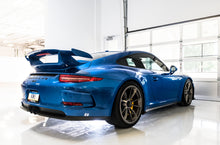 Load image into Gallery viewer, AWE Tuning Porsche 991 GT3 / RS Center Muffler Delete - Diamond Black Tips Muffler Delete Pipes AWE Tuning   
