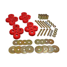 Load image into Gallery viewer, Energy Suspension Bronco Body Mnt W/Hardware - Red Bushing Kits Energy Suspension
