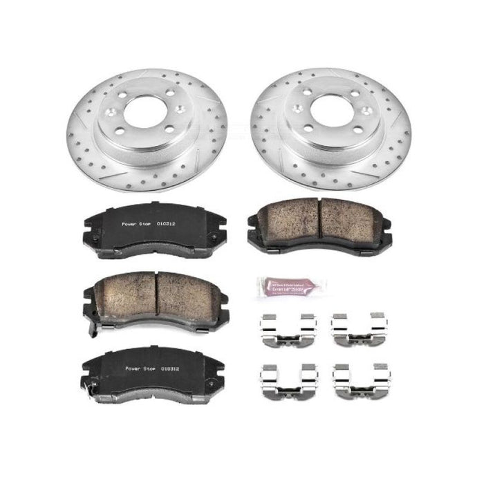 Power Stop 93-96 Subaru Impreza Front Z23 Evolution Sport Brake Kit Brake Kits - Performance D&S PowerStop   