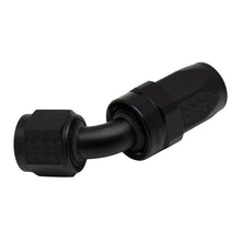 Load image into Gallery viewer, DeatschWerks 8 AN Female Flare Swivel 60-Degree Hose End CPE - Anodized Matte Black Fittings DeatschWerks

