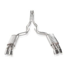 Load image into Gallery viewer, Stainless Works 2018+ Ford Mustang GT 3in Redline Series Catback H-Pipe w/Active Valves &amp; Quad Tips Catback Stainless Works
