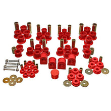 Load image into Gallery viewer, Energy Suspension 99-04 Ford F-250 4WD Superduty Red Hyper-flex Master Bushing Set Bushing Kits Energy Suspension

