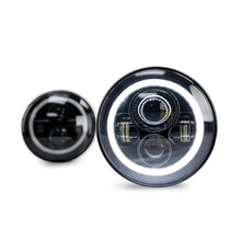 Load image into Gallery viewer, DV8 Offroad 07-18 Jeep Wrangler JK LED Projector Headlights w/ Angel Eyes Headlights DV8 Offroad
