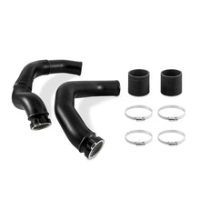 Load image into Gallery viewer, Mishimoto 2015+ BMW F8X M3/M4 Charge Pipe Kit - Wrinkle Black Intercooler Pipe Kits Mishimoto
